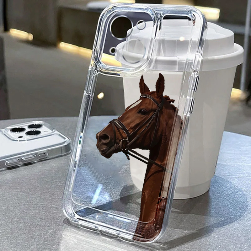 Phone Accessories Kiosk - Animal Horse Soft Phone Cover Case