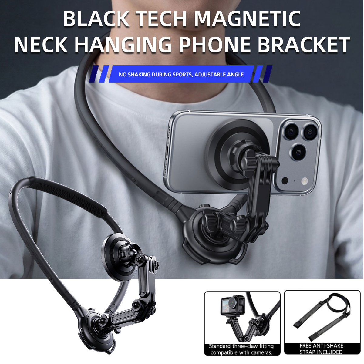 Quirky Phone Accessories - Silicone Magnetic Phone Action Camera 2