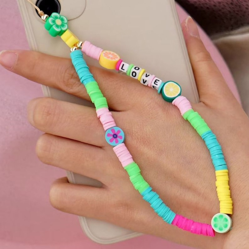 Phone Accessories Pictures - Simple Clay Fruit Charm Phone Chain