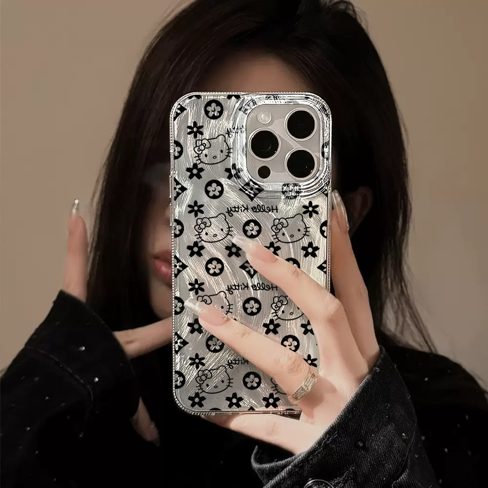 Phone Accessories Kiosk - Luxury Fashion Laser HelloKitty Phone Case