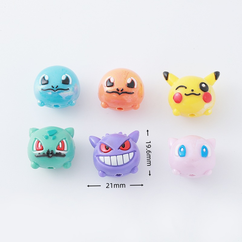 12pcs Pokémon Bead DIY Mobile  - Phone Accessories And Electronics avaliação e preço
