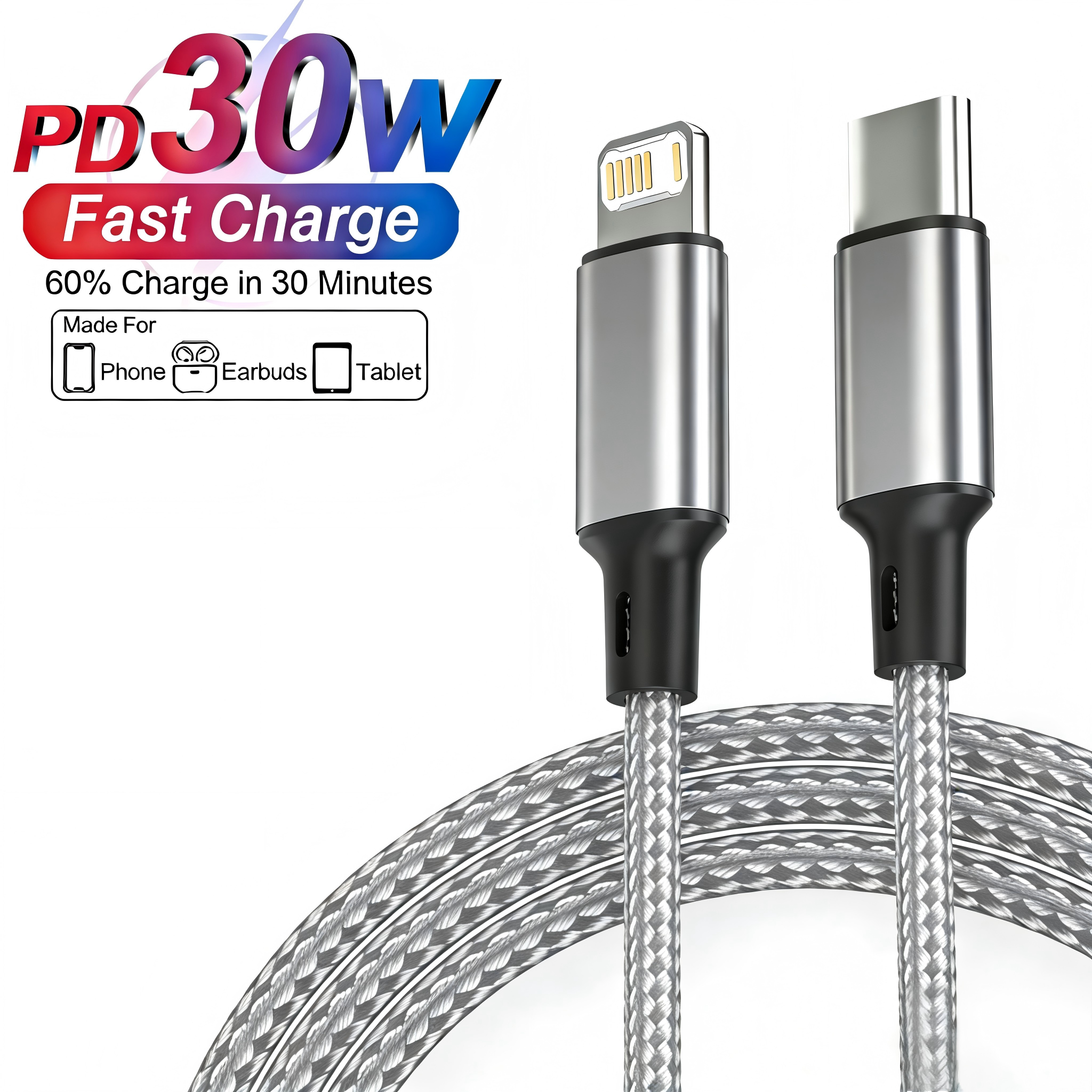 PD 30W USB Cable For iPhone 14 - Phone Accessories Online avaliação e preço