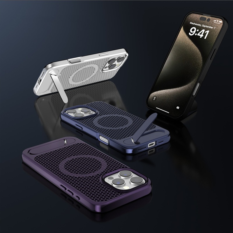 3D hollow Honeycomb Cooling Ma - Quirky Phone Accessories avaliação e preço