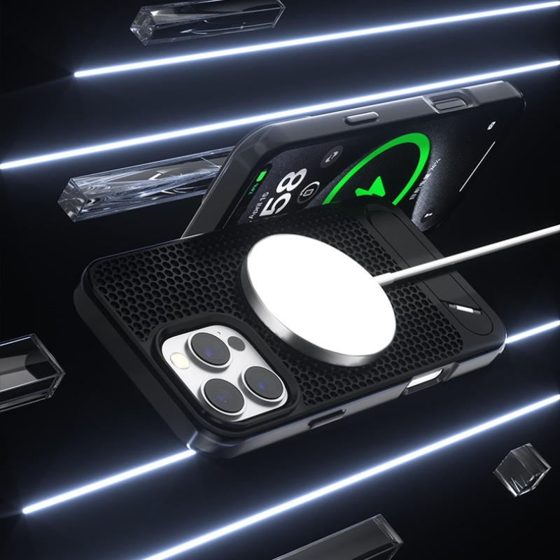 3D hollow Honeycomb Cooling Ma - Quirky Phone Accessories avaliação e preço