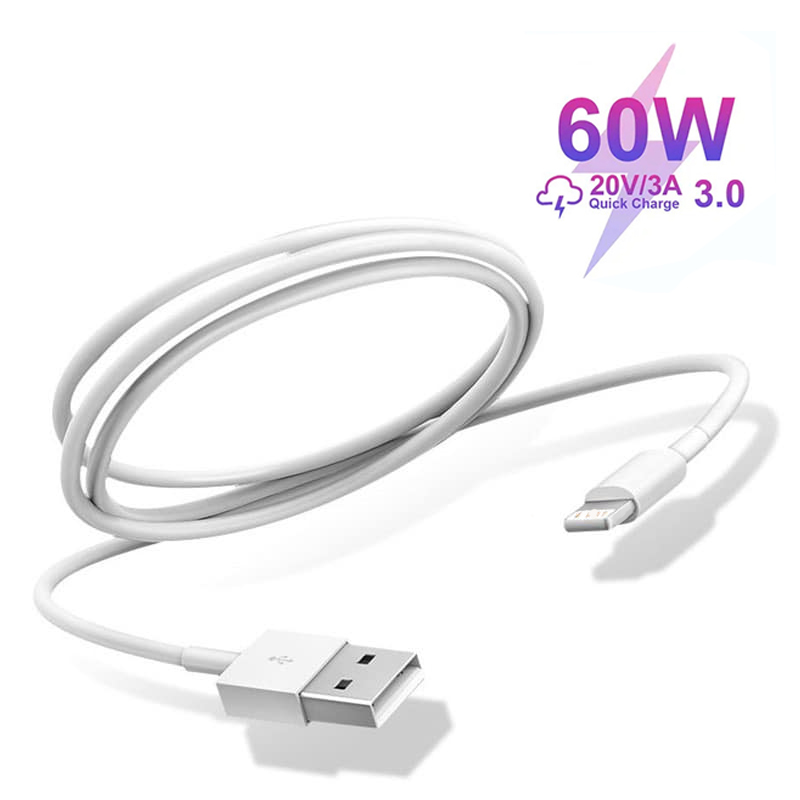 USB A to Lightning Cable For i - Phone Accessories Online avaliação e preço
