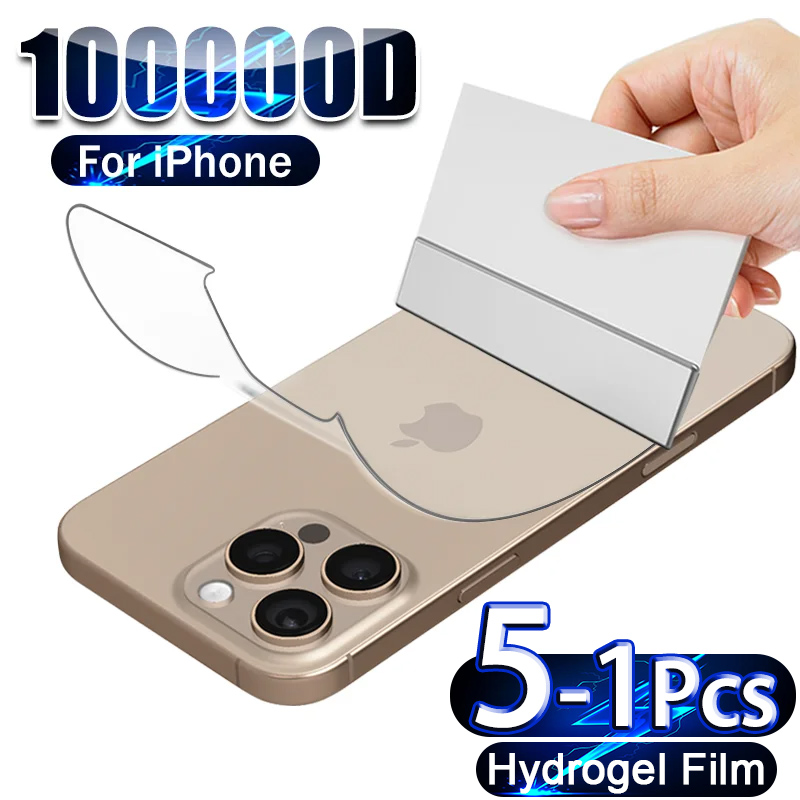5-1Pcs Hydrogel Film For iPhon - Phone Accessories Online avaliação e preço