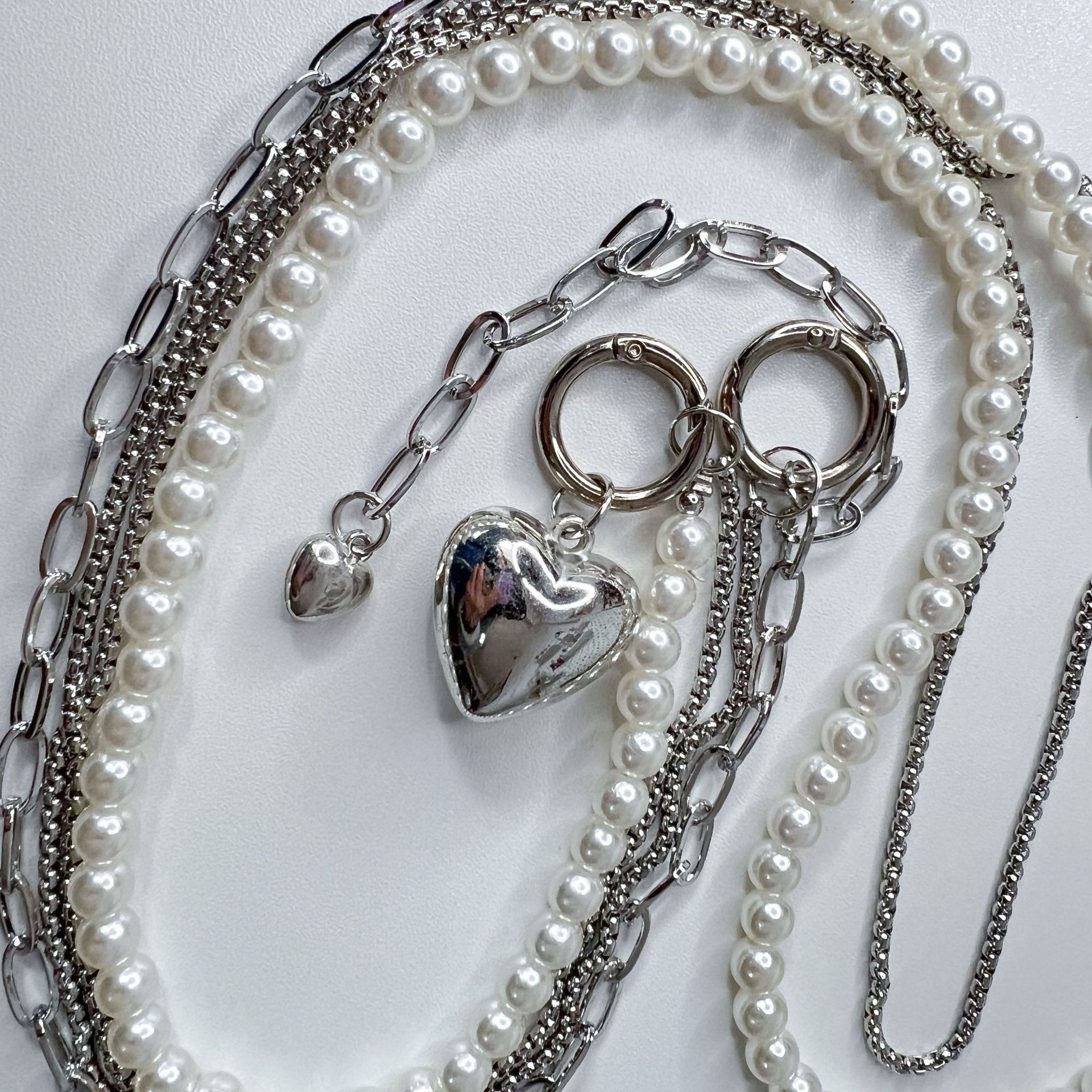 Long Pearl Phone Lanyard Handm - Phone Accessories Pictures avaliação e preço