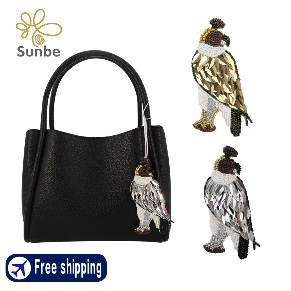 1Piece Hand-beaded Sequin Bird - Phone Accessories Pictures avaliação e preço