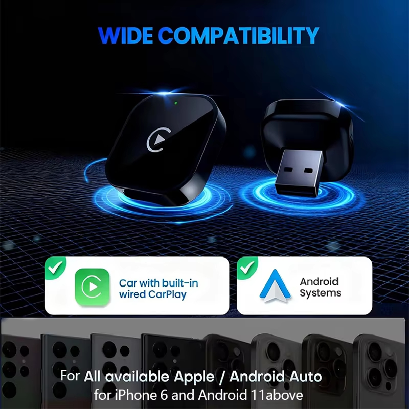 2-in-1 Wireless CarPlay Adapte - Phone Accessories Online avaliação e preço