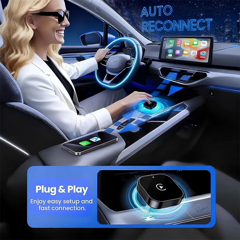 2-in-1 Wireless CarPlay Adapte - Phone Accessories Online avaliação e preço