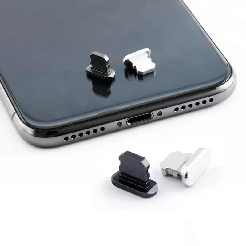 2pcs Metal Dust plug Charging  - Phone Accessories Online avaliação e preço