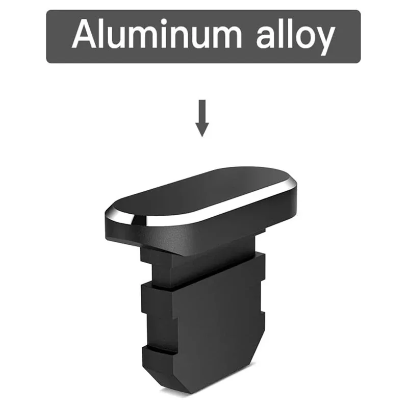2pcs Metal Dust plug Charging  - Phone Accessories Online avaliação e preço