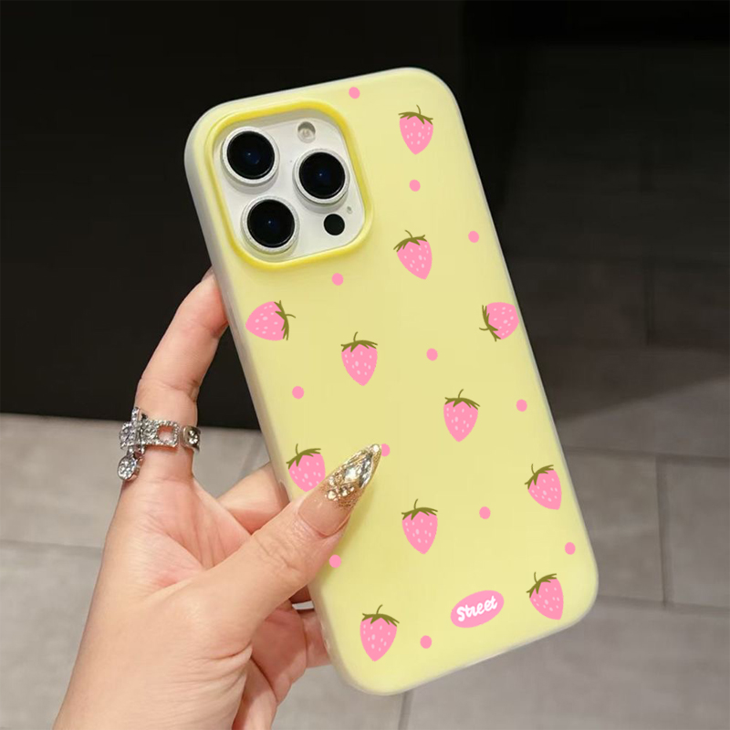 Sweet Pink Strawberry Pattern  - Phone Accessories Kiosk avaliação e preço