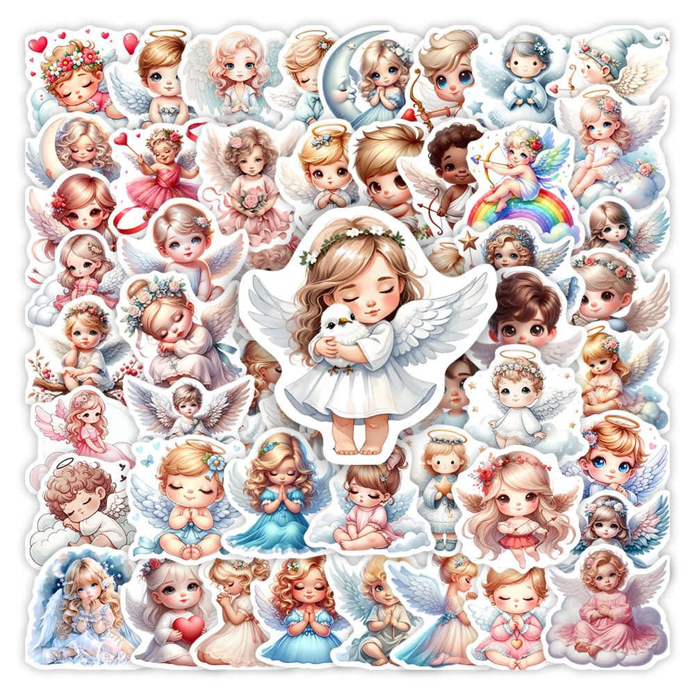 Cute Cartoon Little Angel Stic - Phone Accessories Baby avaliação e preço
