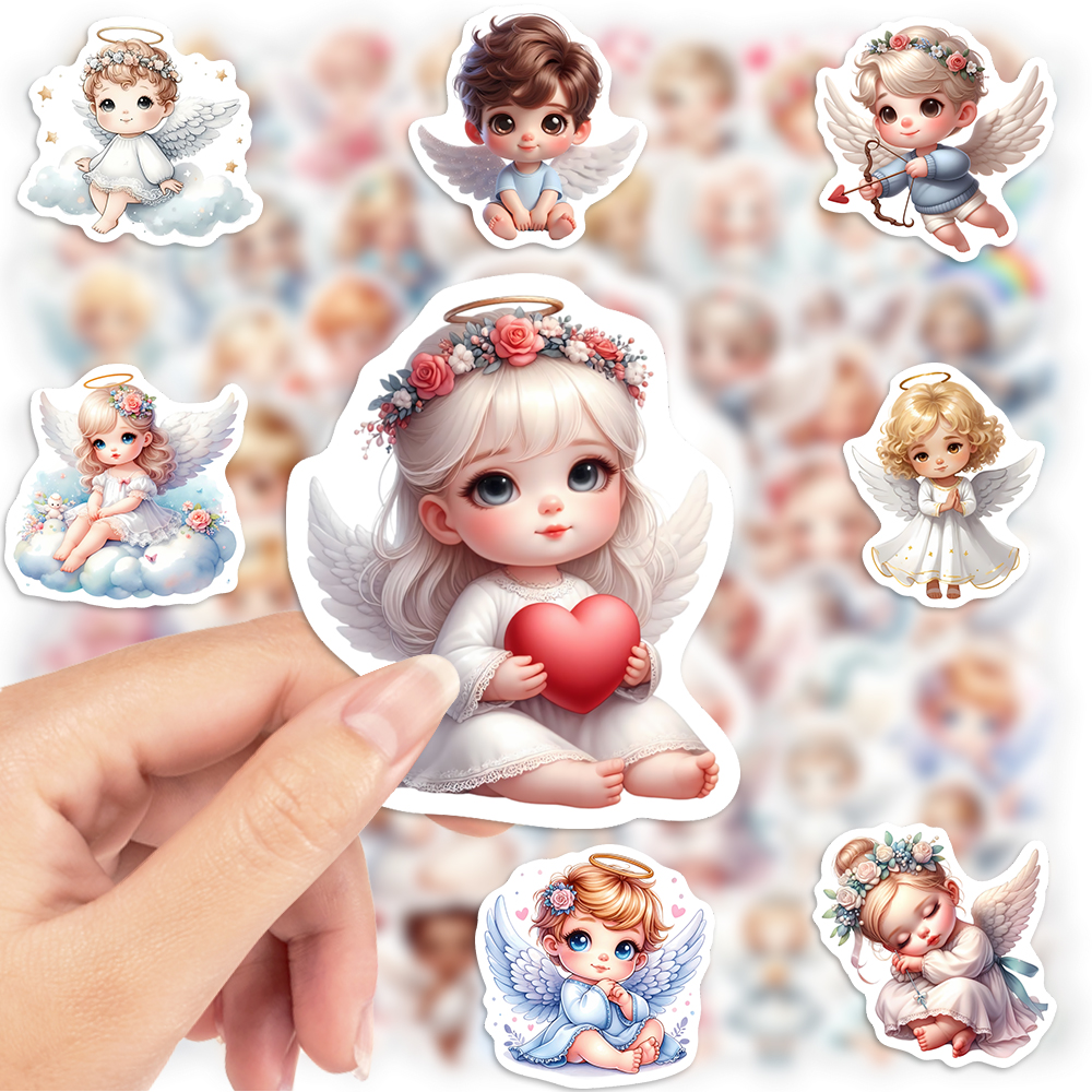 Cute Cartoon Little Angel Stic - Phone Accessories Baby avaliação e preço