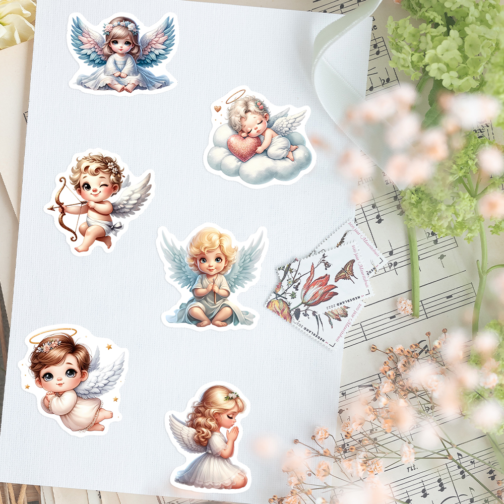 Cute Cartoon Little Angel Stic - Phone Accessories Baby avaliação e preço