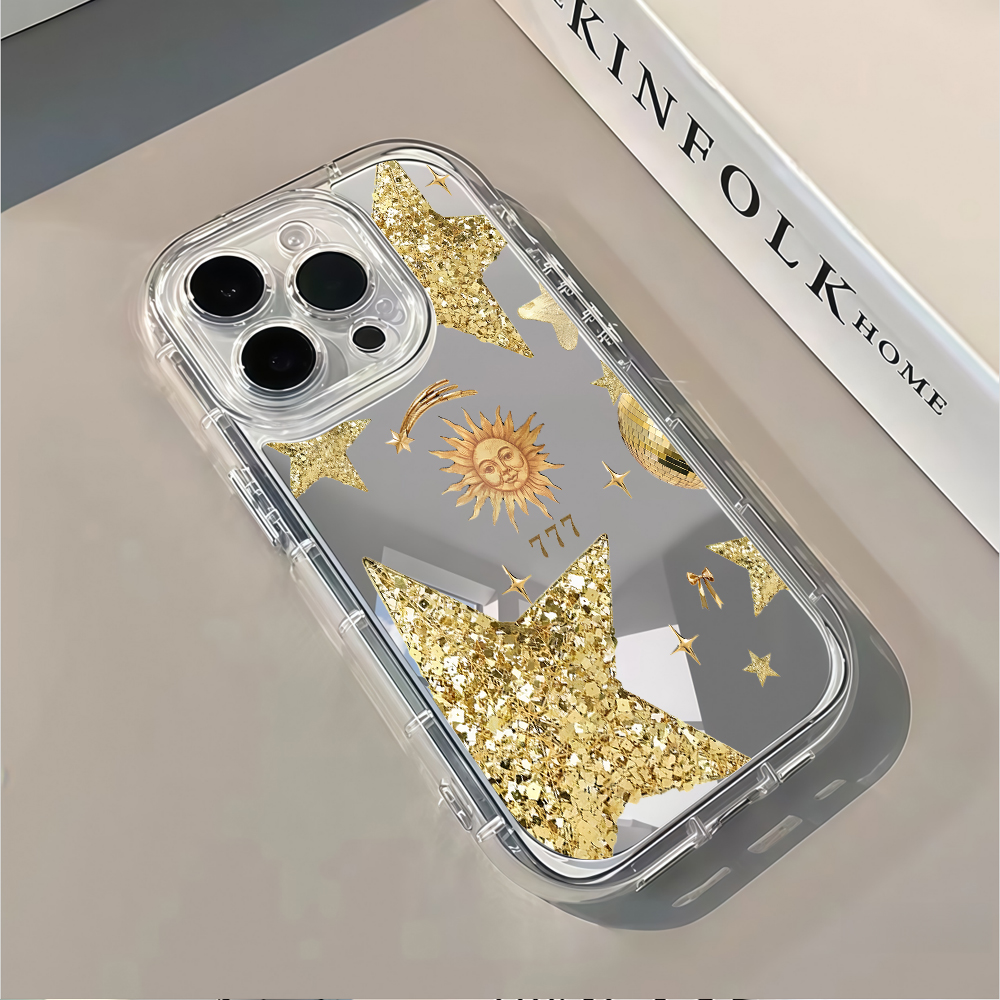 Celestial Gold Glitter Mirror  - Phone Accessories Kiosk avaliação e preço