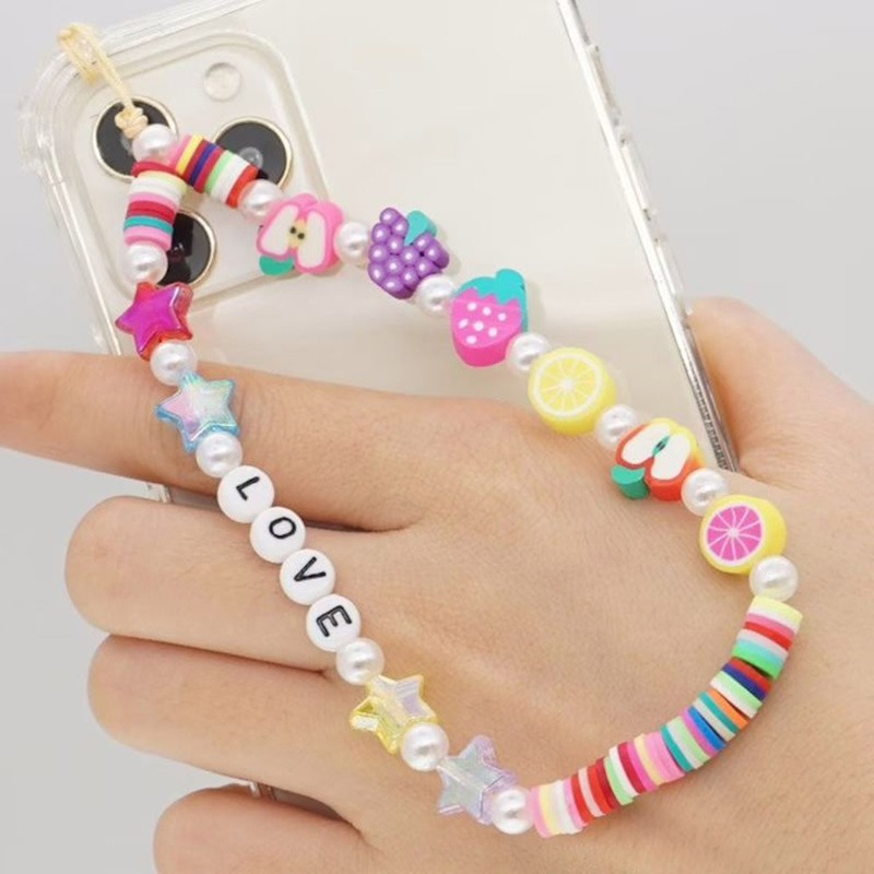 Simple Clay Fruit Charm Phone  - Phone Accessories Pictures avaliação e preço