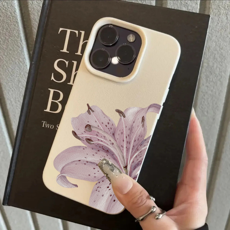 Purple Lily Flower Phone Case  - Phone Accessories Kiosk avaliação e preço