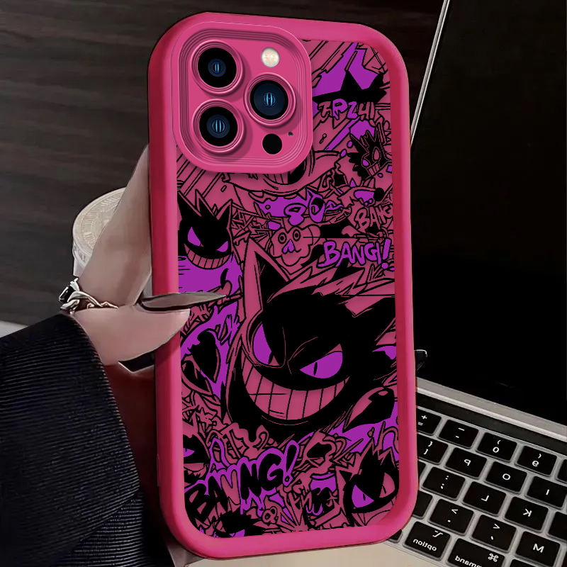 P-Pokemon Gengar Graffiti Phon - Phone Accessories Kiosk avaliação e preço