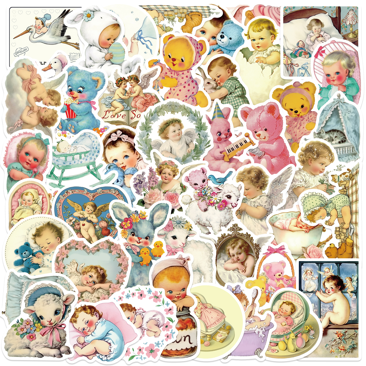 50PCS Vintage Baby Aesthetic S - Phone Accessories Baby avaliação e preço