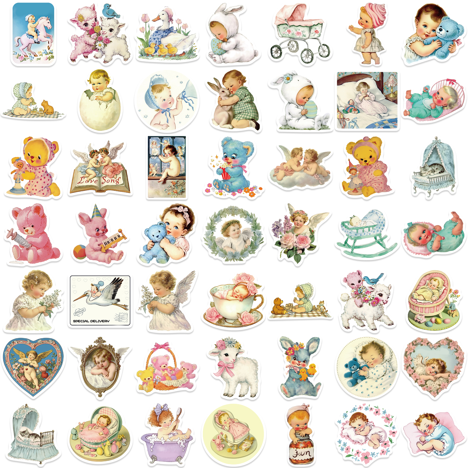 50PCS Vintage Baby Aesthetic S - Phone Accessories Baby avaliação e preço