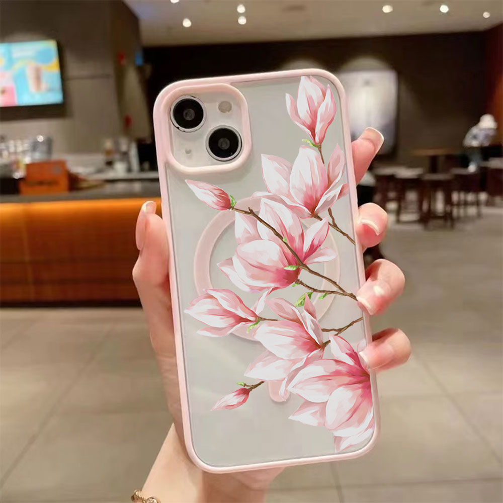 Fashion Flower Magnetic Phone  - Phone Accessories Kiosk avaliação e preço
