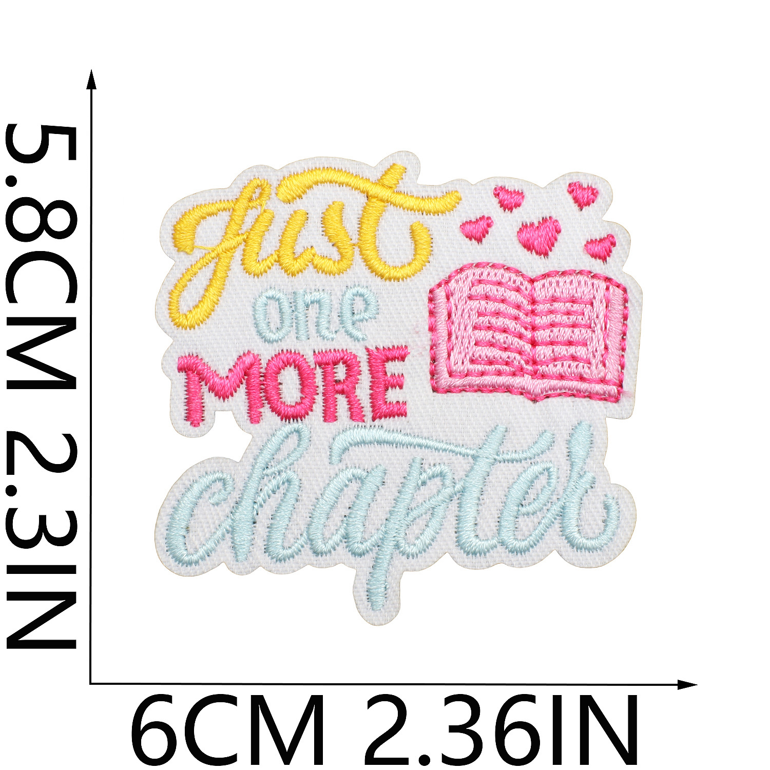 10 Pcs I Love Books Embroidere - Phone Accessories Pictures avaliação e preço
