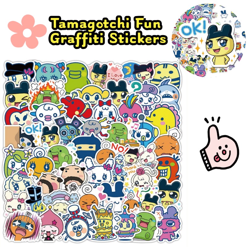 Japanese Tamagotchi Stickers E - Phone Accessories And Electronics avaliação e preço