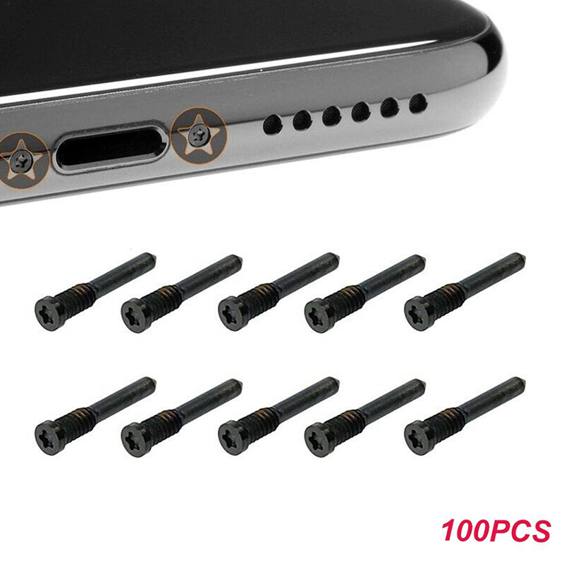 100Pcs Bottom Pentalobe Screws - Phone Accessories Online avaliação e preço