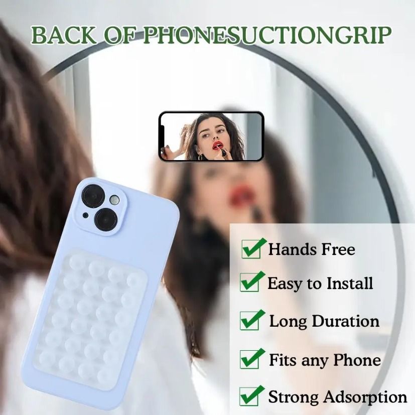 Silicone Suction Phone Holder  - Quirky Phone Accessories avaliação e preço