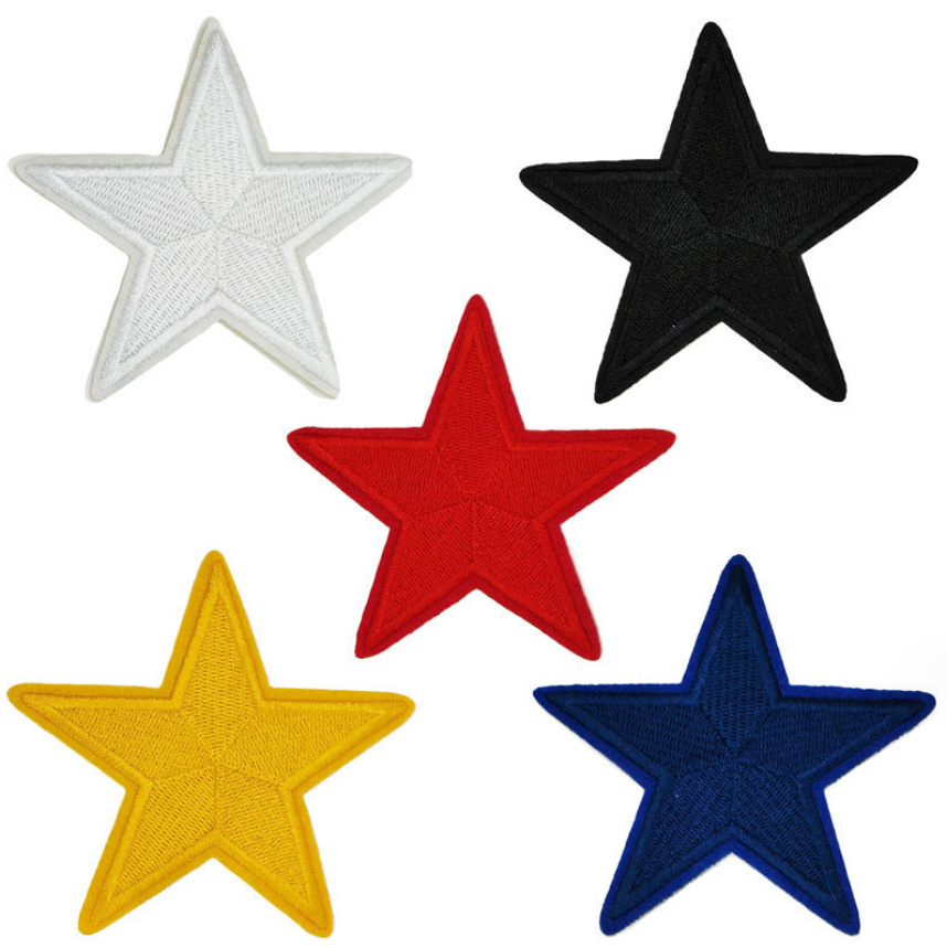 10 Pcs 9.4cm Big Star Embroide - Phone Accessories Pictures avaliação e preço