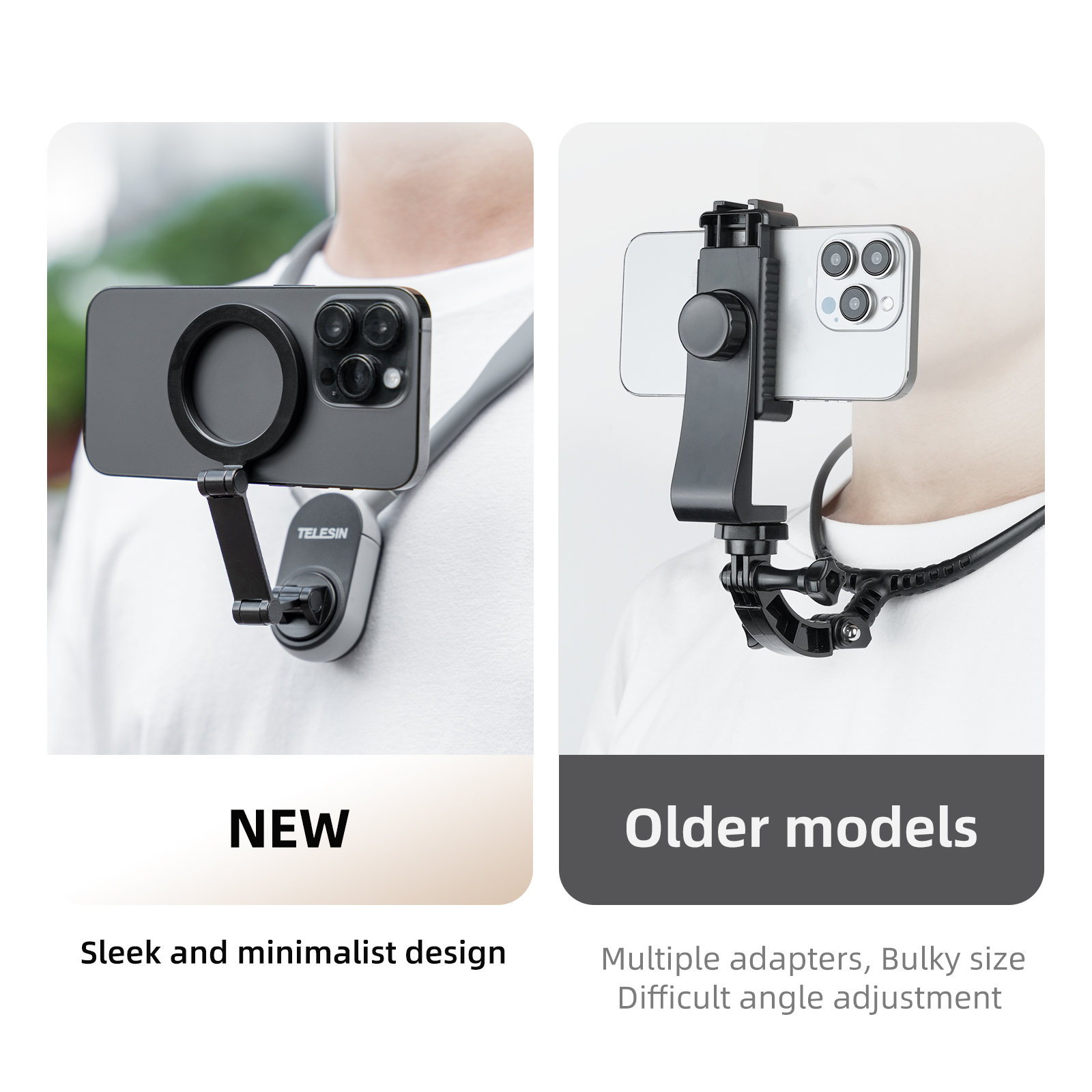 TELESIN Silicone Magnetic Neck - Phone Accessories Online avaliação e preço