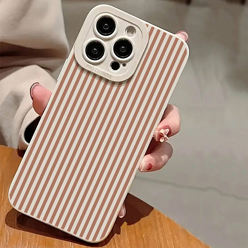 Pink Striped Painted Anti-Drop - Phone Accessories Kiosk avaliação e preço