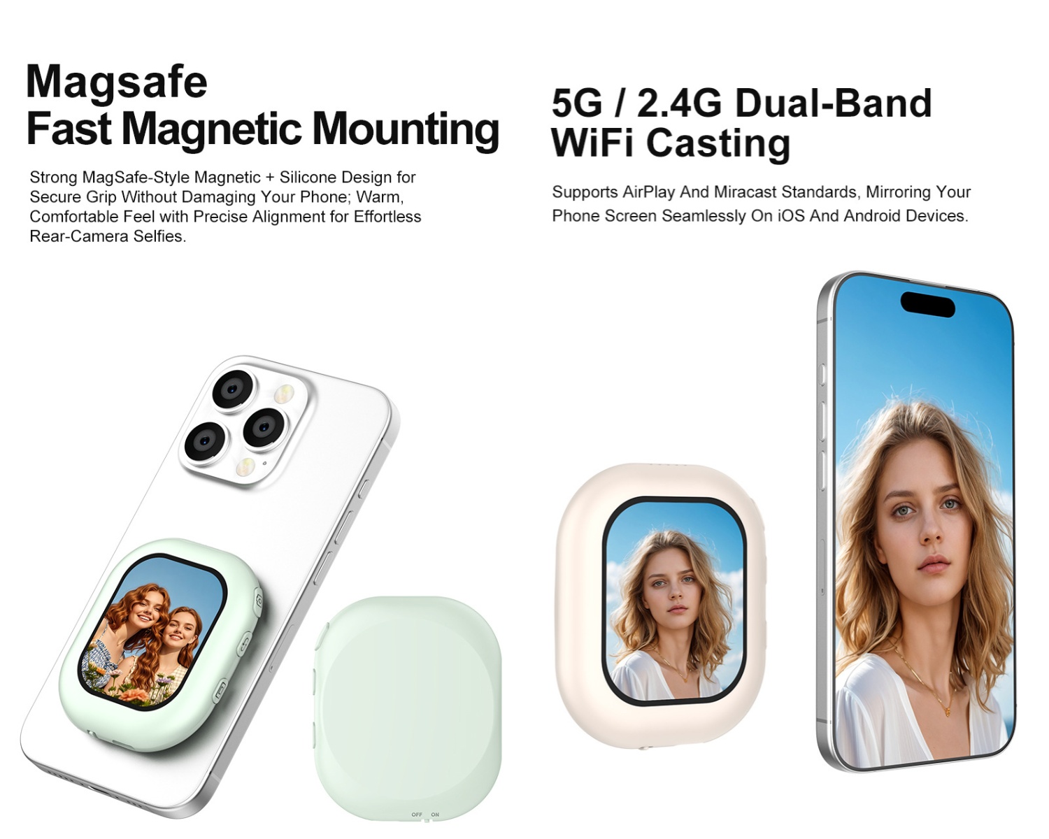 Wireless Mini Magnetic Selfie  - Phone Accessories And Electronics avaliação e preço